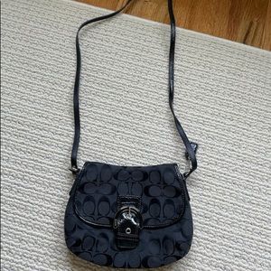 Black Coach shoulder bag